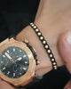 PULSERA B4MM LAMINADA DORADA TEJIDA
